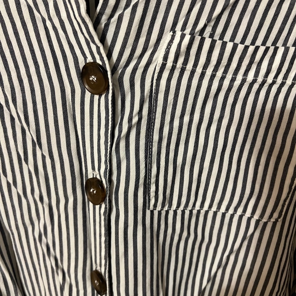 Show Me Your Mumu Lorolie Stripe Button Down Coverup Shirt - Picture 7 of 10